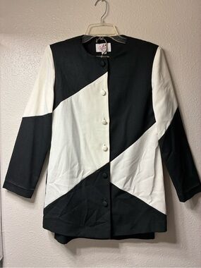 VNT Caron Chicago Made Power Suit - Black & White